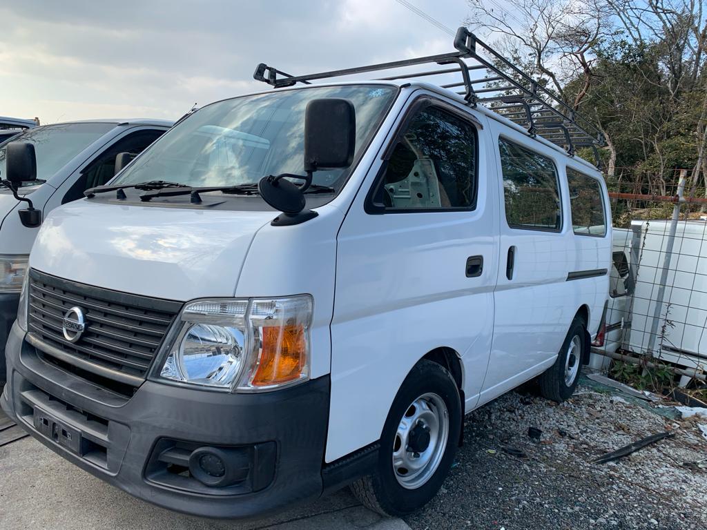 Nissan Carnavan Bus White